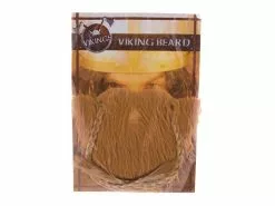 Fausse Barbe De Gaulois Viking Marron 23cm