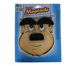 Fausse Moustache Et Sourcils épais