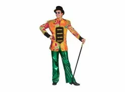 Veste Beatles Orange Pour Homme Taille Xl/xxl