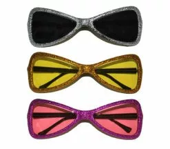Lunettes Gag Noeud Papillon à Paillettes Mix