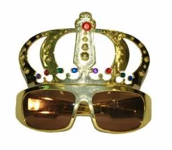 Lunettes De Roi Avec Couronne