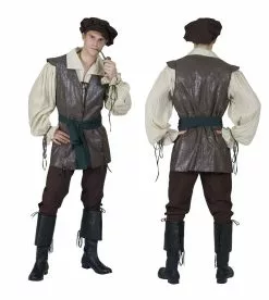 Deguisement De Paysan Médiéval Taille Xxl