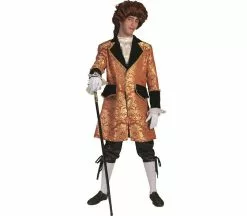 Déguisement Baroque Ferdinand Orange Homme Taille L/xl