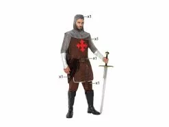 Déguisement De Chevalier 5pcs Homme Taille Xxl