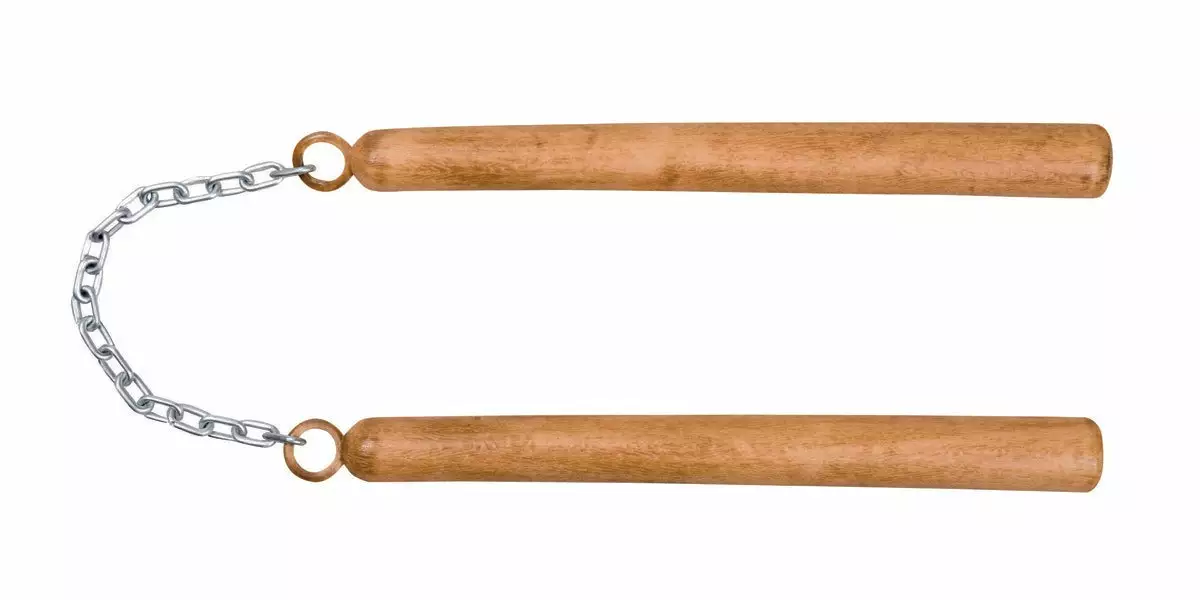 Nunchaku De Ninja Marron