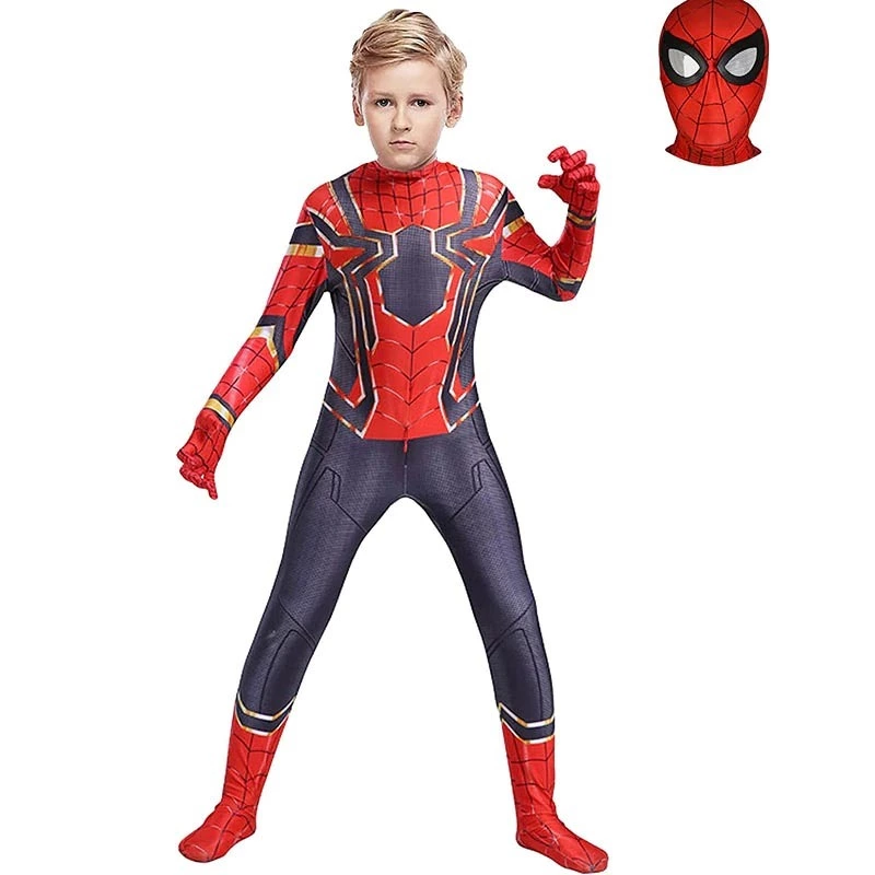 Costume Iron Spider RĂ©aliste No Way Home Enfant â Image 5