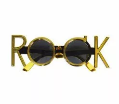 Lunettes Gag Rock Or