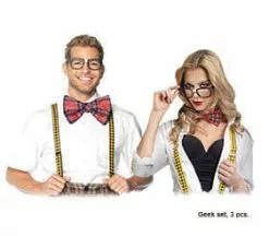 Set Accessoires Nerd Intellectuel 3pcs