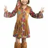 Déguisement Hippie Marron Fille