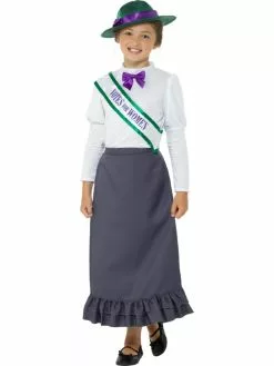 Déguisement Victorienne Suffragiste Fille