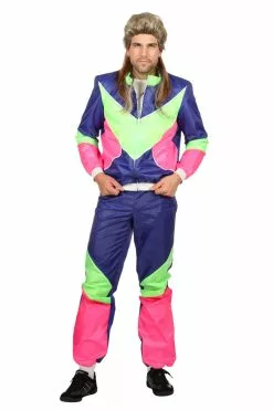 Déguisement 80's Bleu Homme