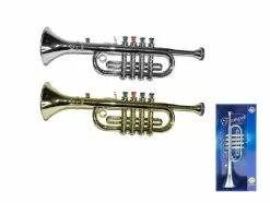 Trompette Avec Pistons Or 37cm