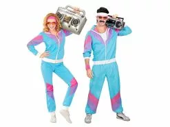 Déguisement Survêtement Flashy Bleu Adulte Taille Xxxl