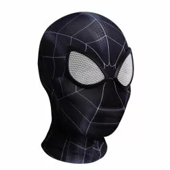 Masque Spiderman Noir Réaliste