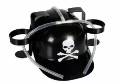 Casque à Boissons Pirate Noir