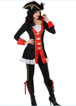 Déguisement De Capitaine Pirate Femme Taille Xl