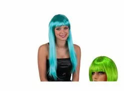 Perruque Cheveux Longs Pretty Pony Vert