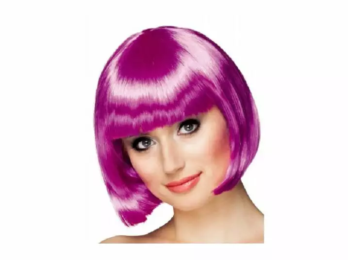 Perruque Cabaret Rose Fonçée